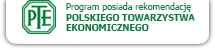 Książka przychodów i rozchodów SKP Format posiada rekomendację Polskiego Towarzystwa Ekonomicznego